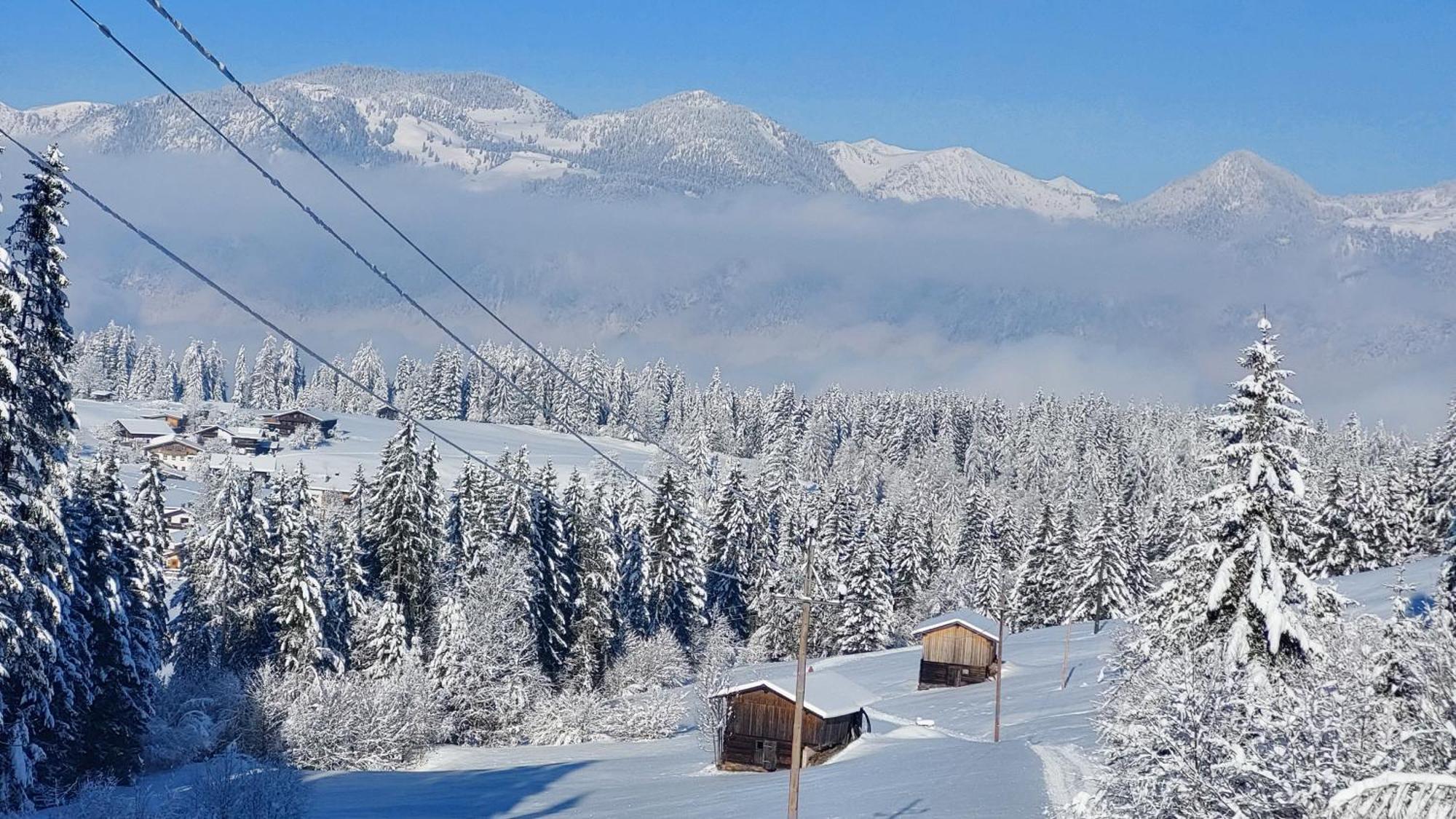 Alpenchalet Almrose Auffach Exteriör bild