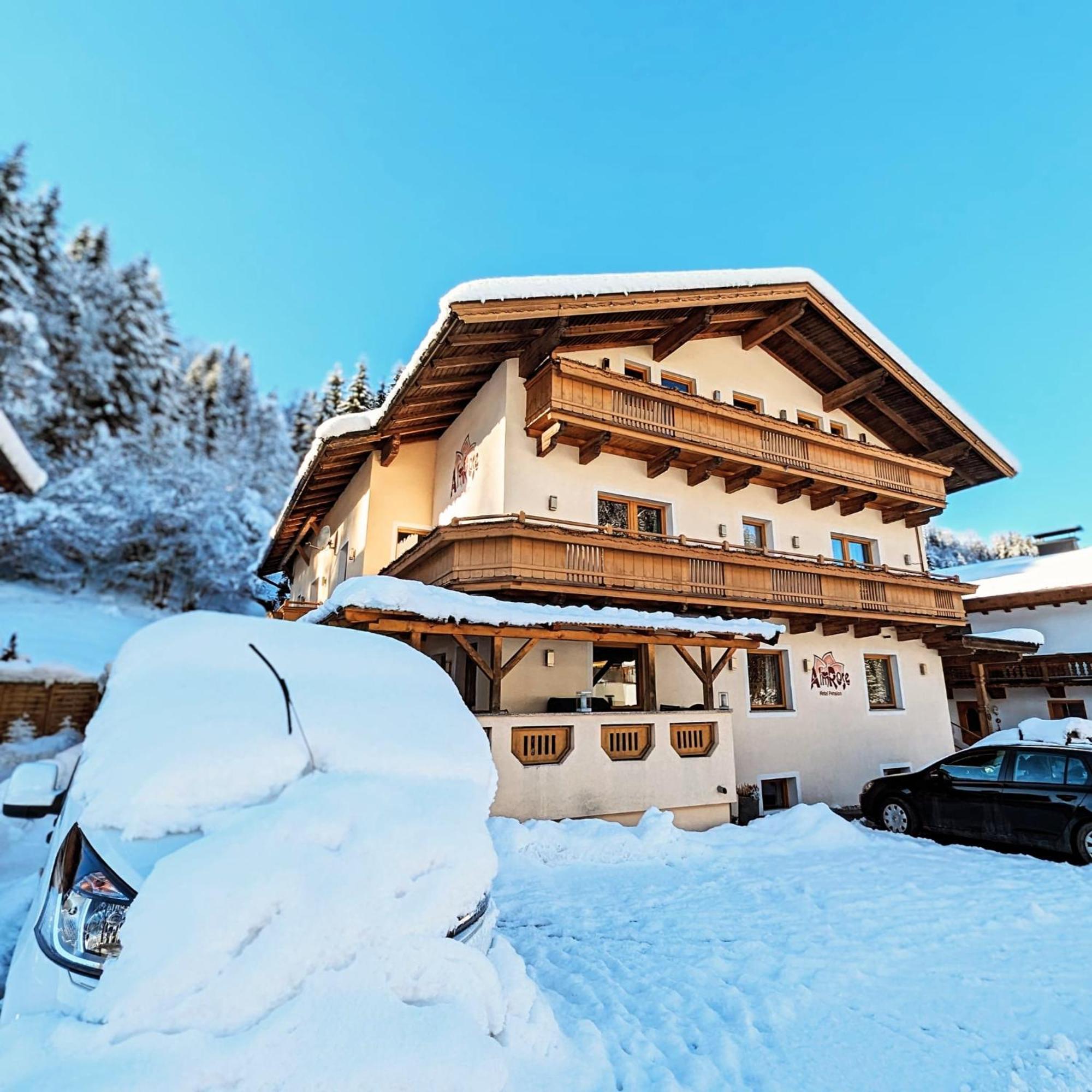 Alpenchalet Almrose Auffach Exteriör bild