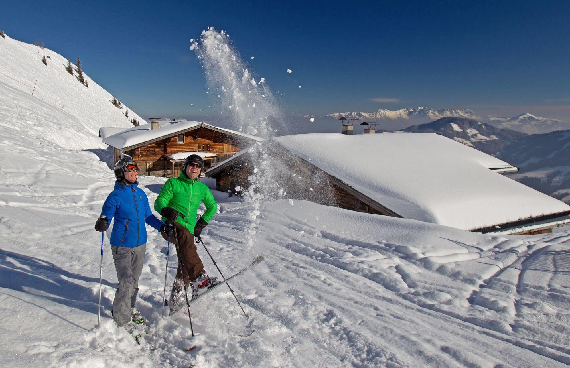 Alpenchalet Almrose Auffach Exteriör bild